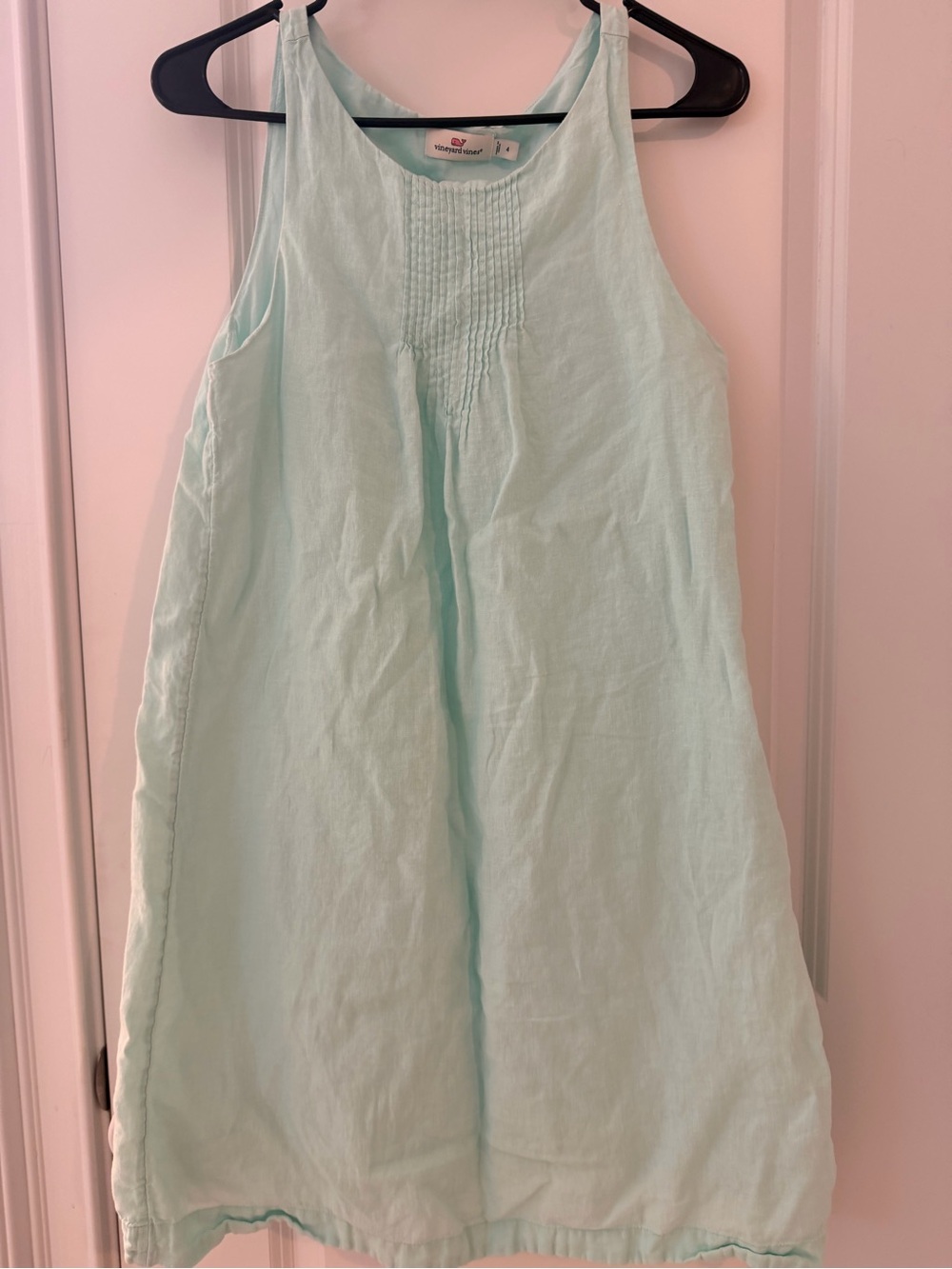 Vineyard  Vines Sleeveless Linen Shift Dress size 4
